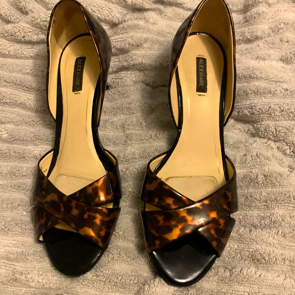Alex Marie Cheetah/Animal Print Heels